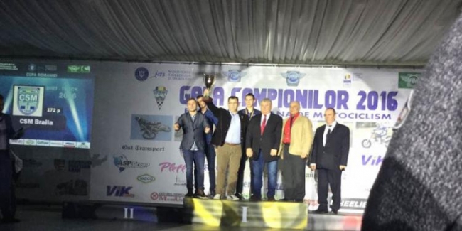 BRĂILENI, PE PODIUM LA GALA CAMPIONILOR MOTOCICLISMULUI ROMÂNESC