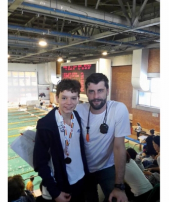 Bronz pentru înotătorul Cristian Ganea la naţionalele de poliatlon