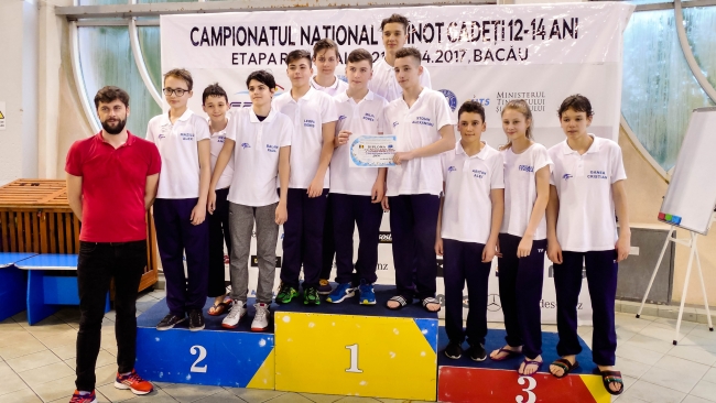 CSM Brăila, locul al II-lea pe echipe la etapa regională a C. N. de înot pentru cadeţi