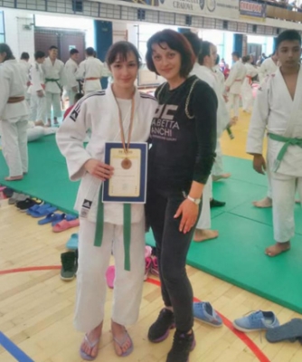 Andreea Marinescu a cucerit bronzul la naţionalele de judo