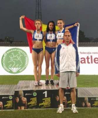 Atleta Iulia Banaga, dublă campioană balcanică de junioare