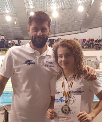 Ioana Harabagiu este vicecampioană naţională în proba de 200 m fluture