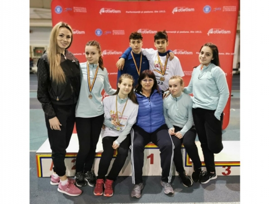 Podium brăilean în proba de 60 m garduri U16