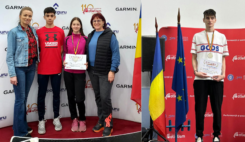O medalie de argint pentru atletii CSM Braila la nationalele U18