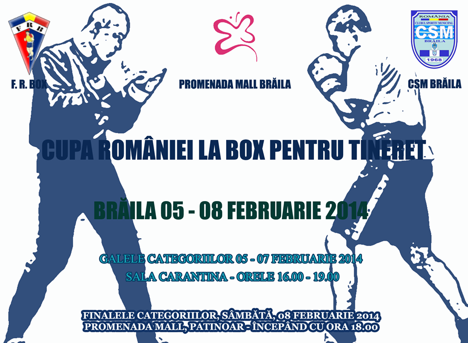Cupa României la Box pentru tineret 05 - 08 februarie 2014